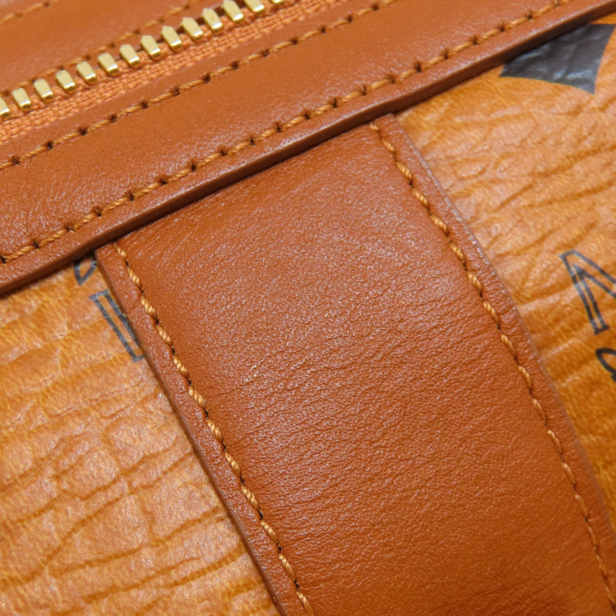 エムシーエム ロゴ ボストンバッグ PVC レディース 【中古】【MCM】