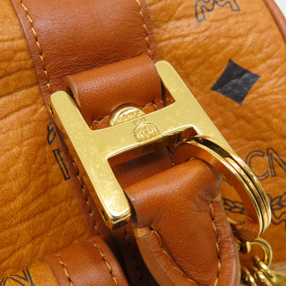 MCM logo Boston bag PVC Ladies [Used]