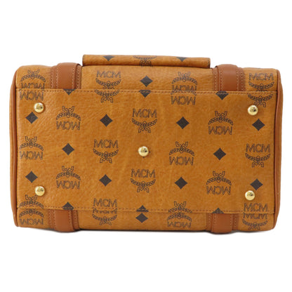 MCM logo Boston bag PVC Ladies [Used]