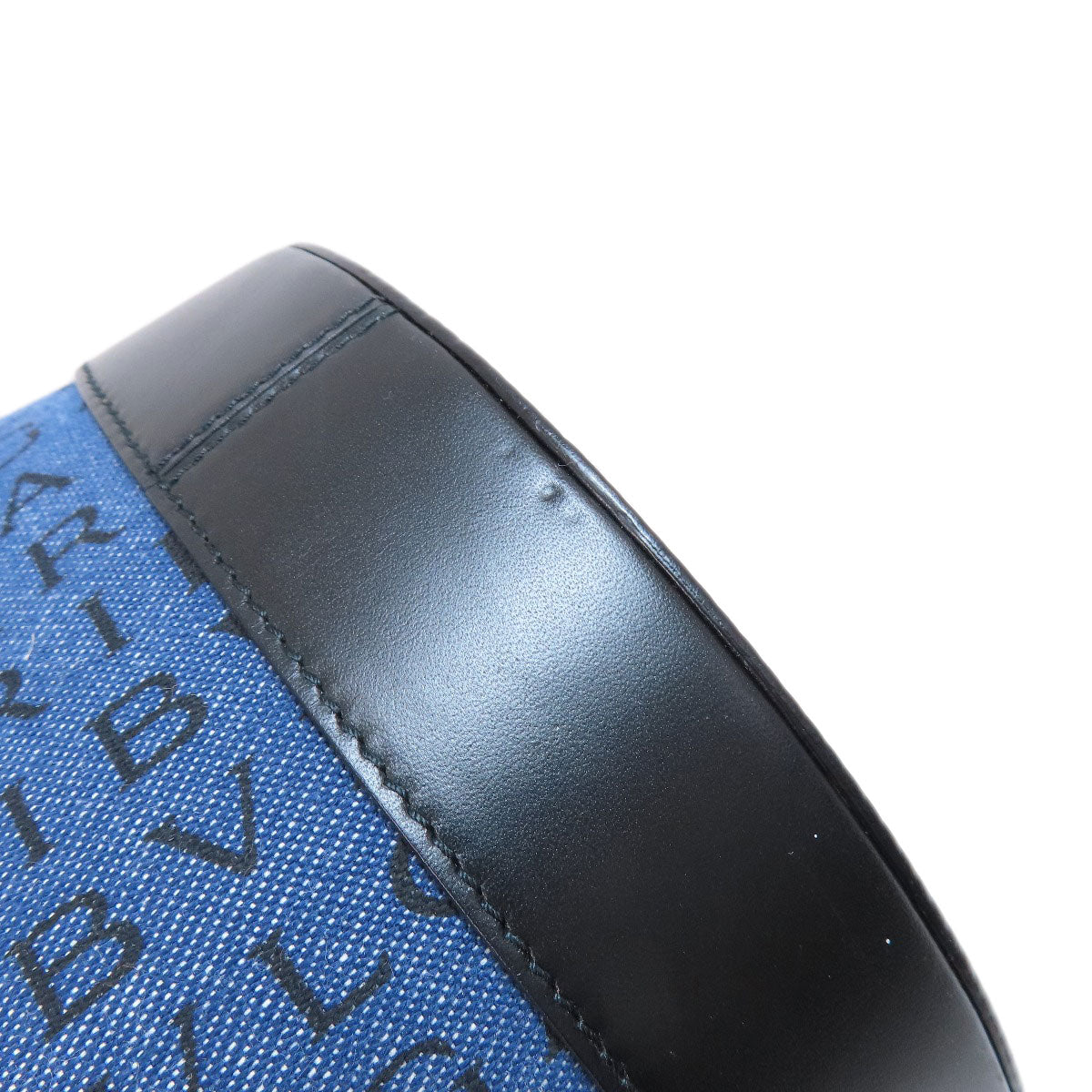BVLGARI Logomania B-zero1 Handbag Denim Ladies [Used]