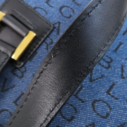BVLGARI Logomania B-zero1 Handbag Denim Ladies [Used]