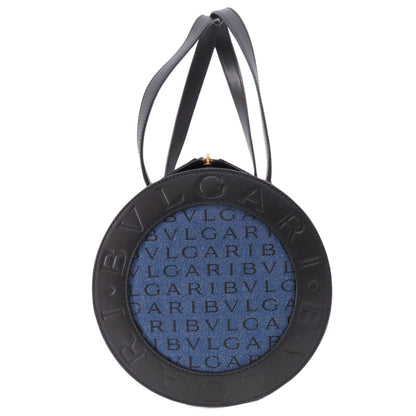 BVLGARI Logomania B-zero1 Handbag Denim Ladies [Used]