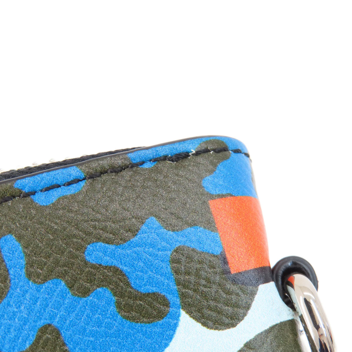 BURBERRY Camouflage pattern Long wallet (with coin pocket) PVC Ladies [Used]