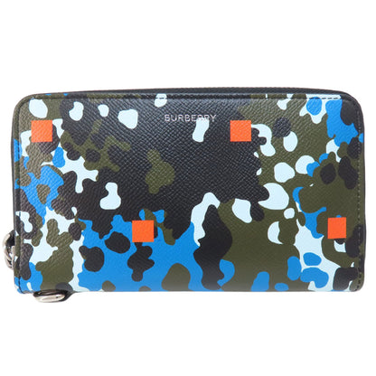 BURBERRY   Long wallet (with coin pocket) Camouflage pattern PVC Ladies