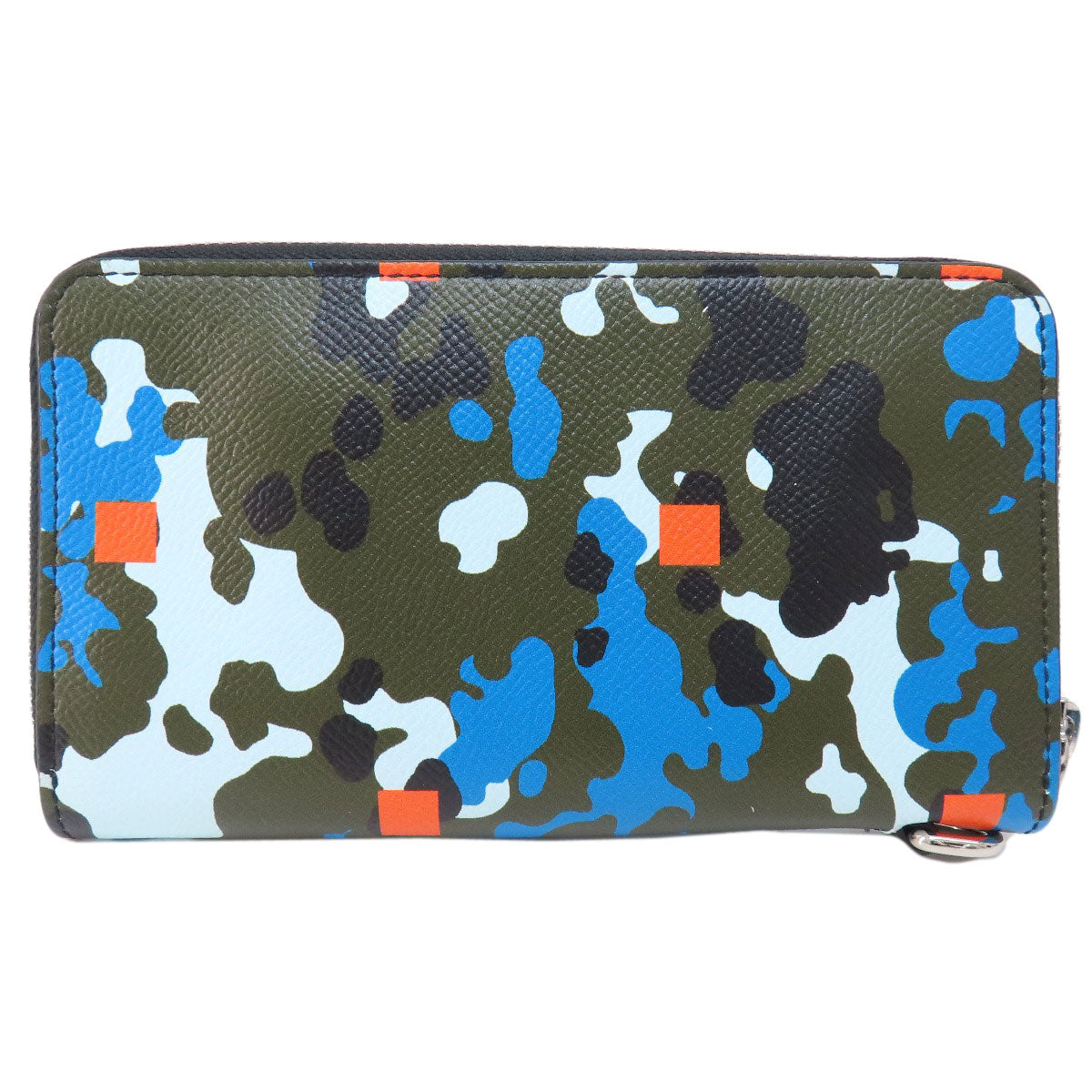 BURBERRY Camouflage pattern Long wallet (with coin pocket) PVC Ladies [Used]