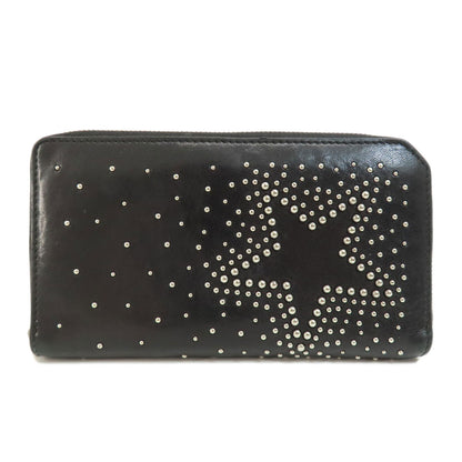 Jimmy Choo   Long wallet (with coin pocket) Star Motif Zip Around Leather Ladies