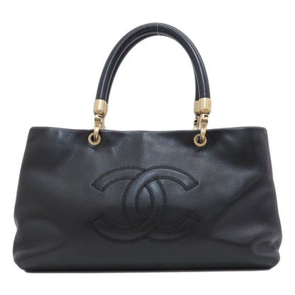 CHANEL   Tote Bag COCO Mark Calf Ladies