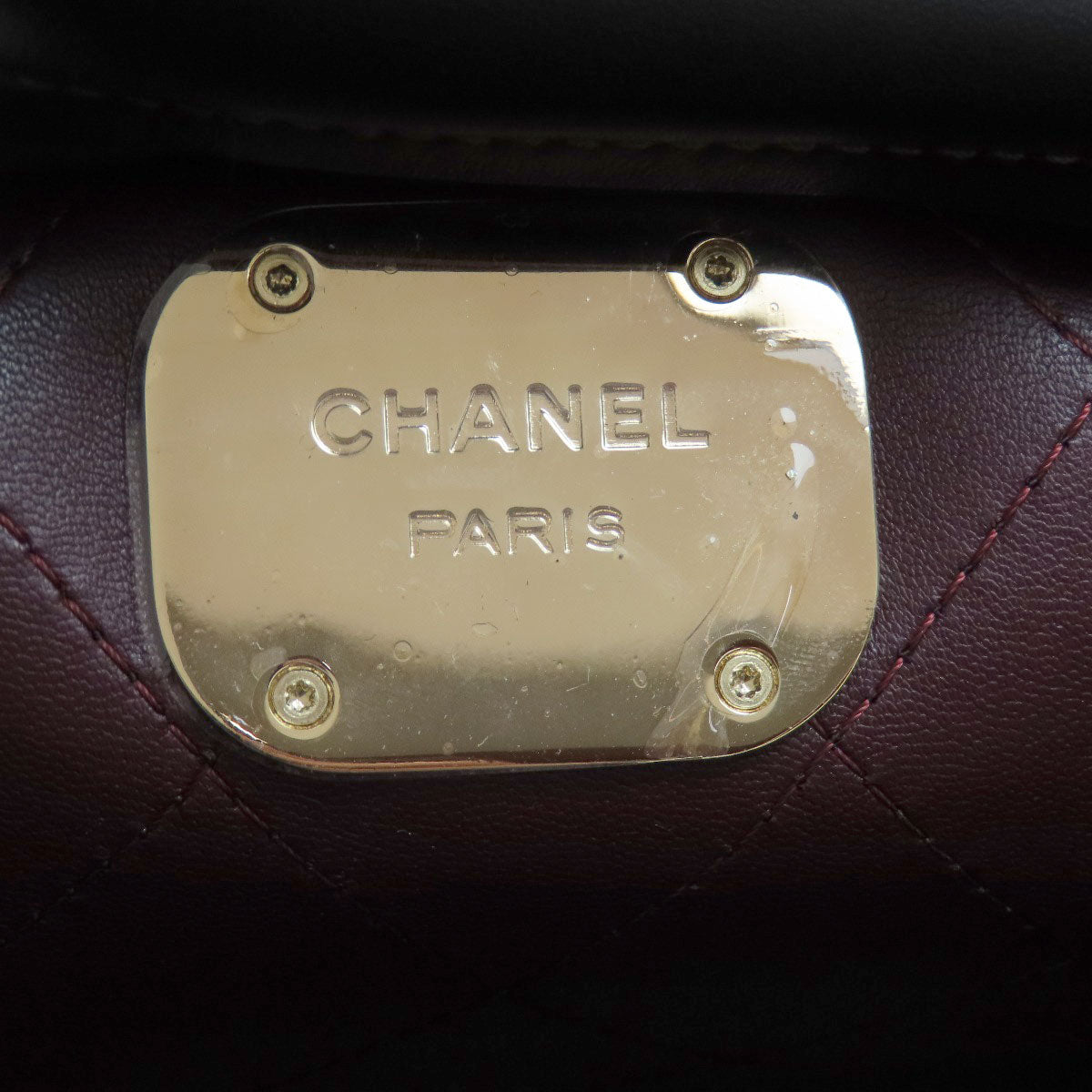 CHANEL   Handbag Matelasse COCO Mark GoldHardware Calf Ladies