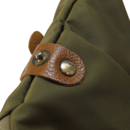 russet Lily crest Handbag Nylon Ladies [Used]