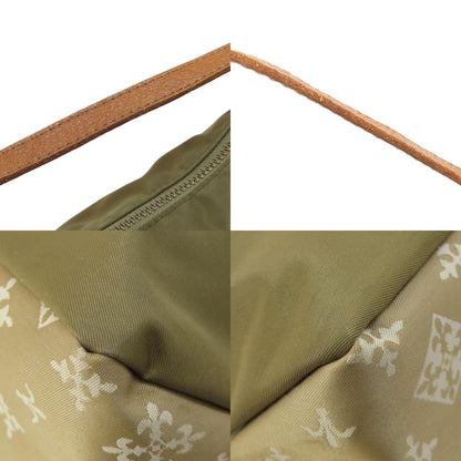 russet Lily crest Handbag Nylon Ladies [Used]