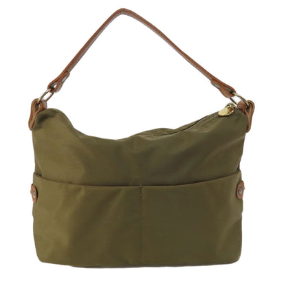 russet Lily crest Handbag Nylon Ladies [Used]