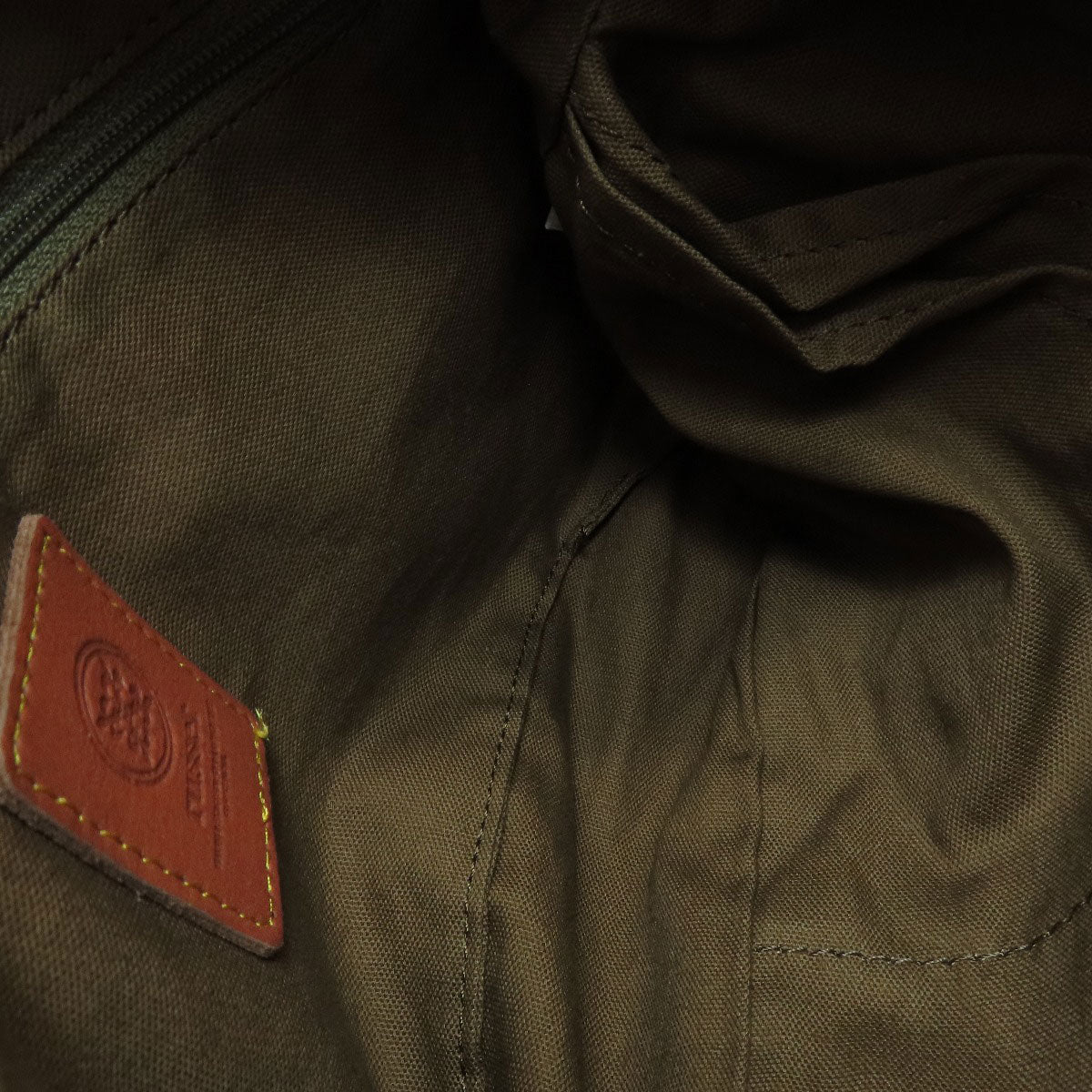 russet Lily crest Handbag Nylon Ladies [Used]