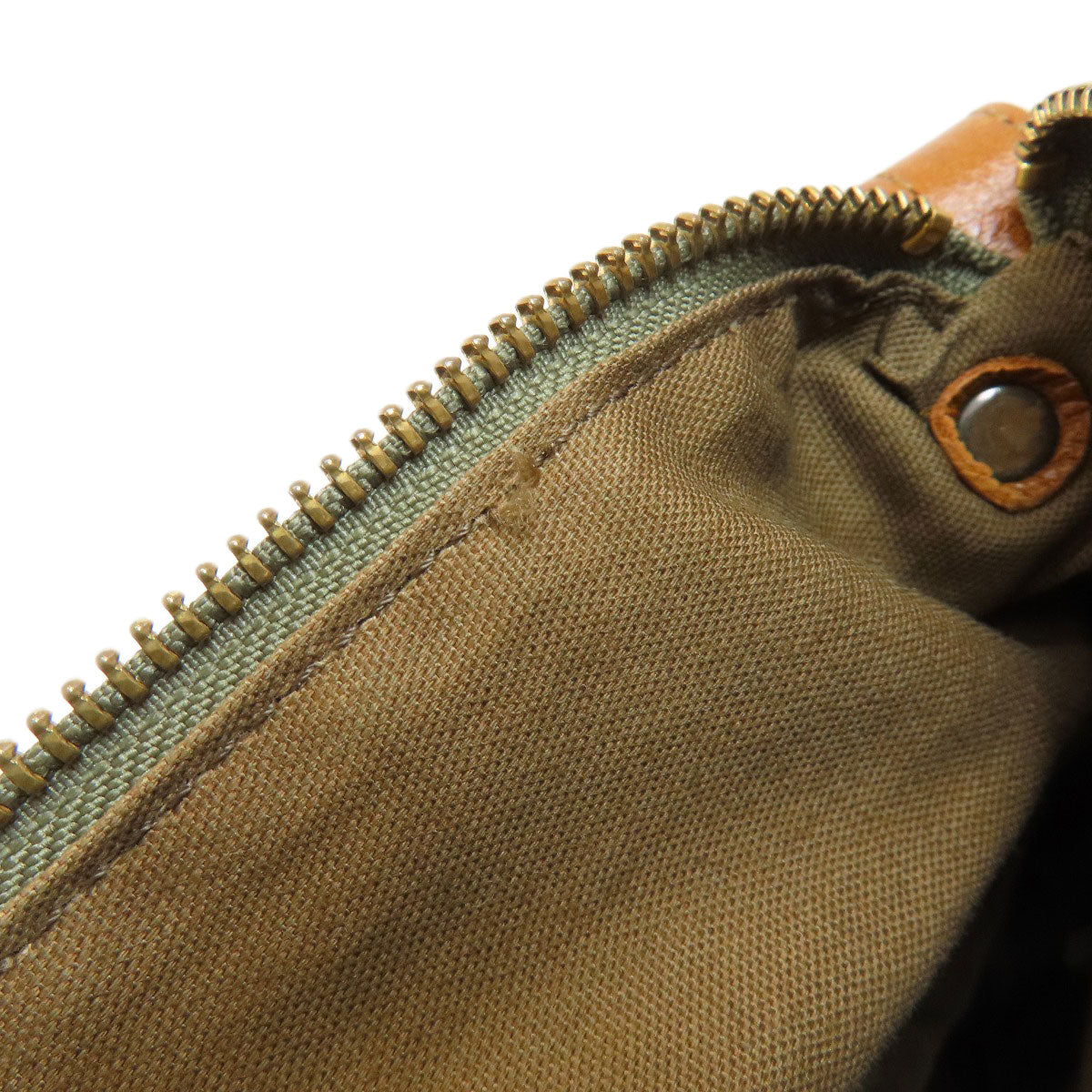 russet Lily crest Handbag Nylon Ladies [Used]