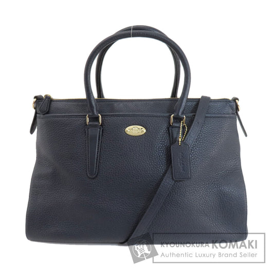 COACH  F35185 Handbag Logo 2WAY Leather Ladies