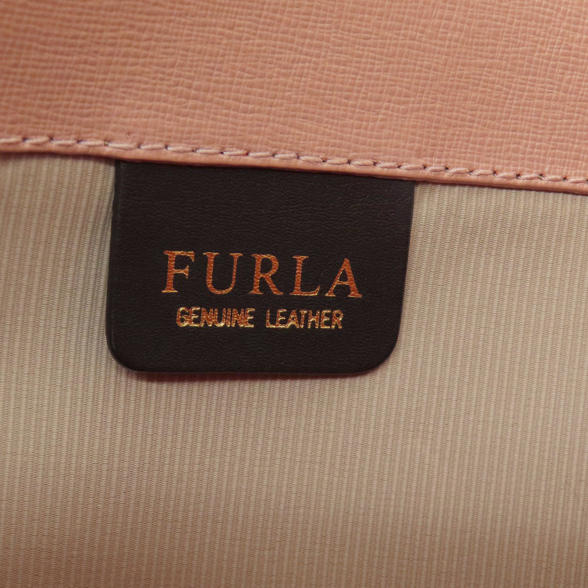 Furla   Handbag logo Leather Ladies