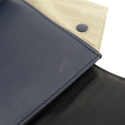 CELINE Trapeze Tote Bag Leather CanvasLadies [Used]