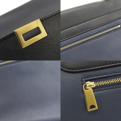 CELINE Trapeze Tote Bag Leather CanvasLadies [Used]