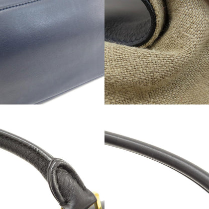 CELINE Trapeze Tote Bag Leather CanvasLadies [Used]