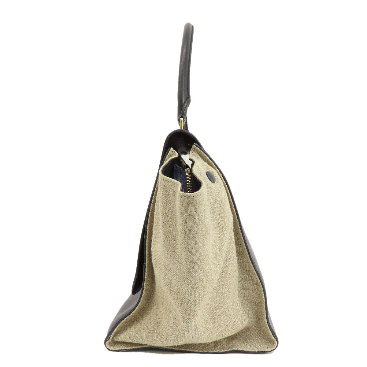 CELINE Trapeze Tote Bag Leather CanvasLadies [Used]