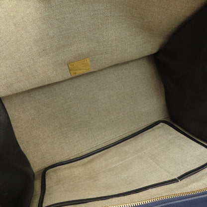 CELINE Trapeze Tote Bag Leather CanvasLadies [Used]