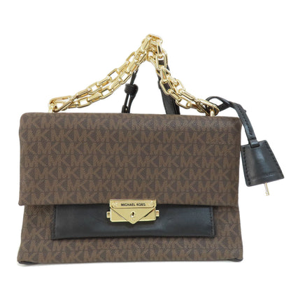 Michael Kors MK Signature 2WAY Handbag PVC Ladies [Used]