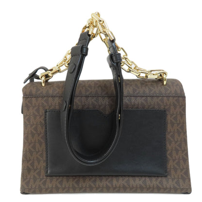 Michael Kors MK Signature 2WAY Handbag PVC Ladies [Used]