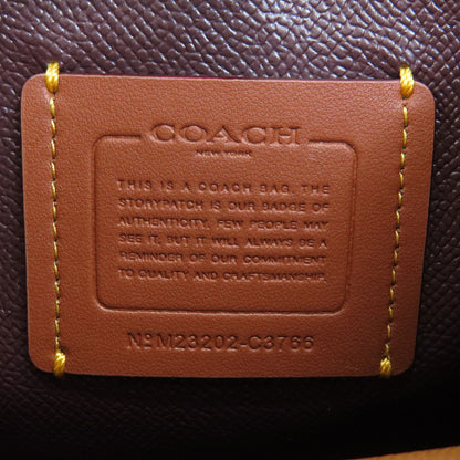 COACH  C3766 Handbag Logo 2WAY Leather Ladies