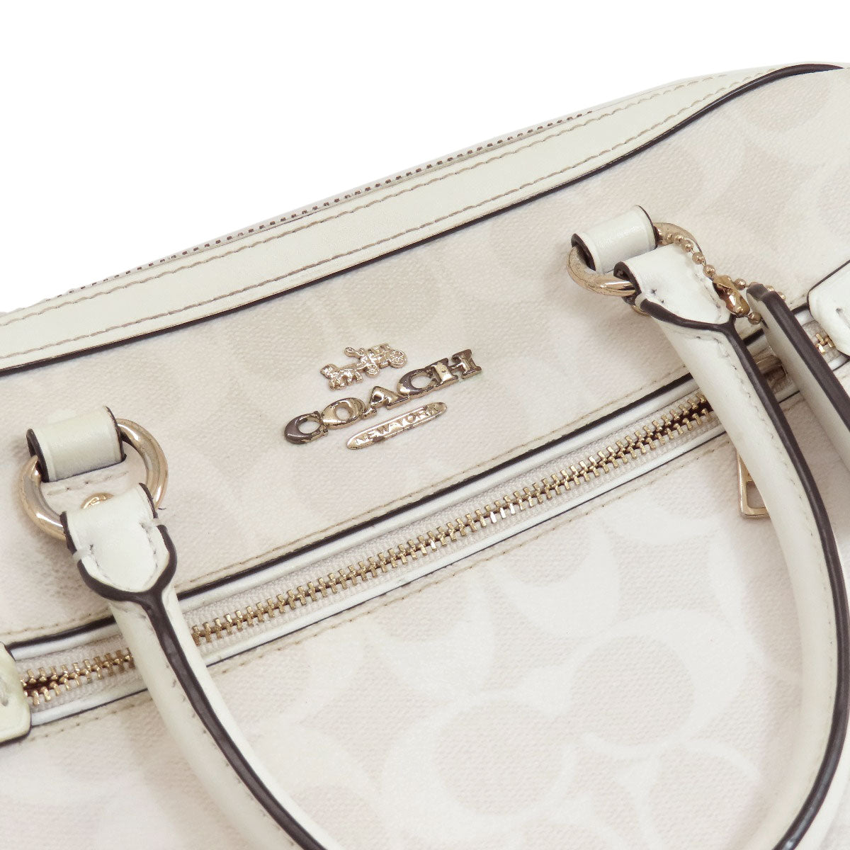 COACH  83607 Handbag Signature 2WAY PVC Ladies