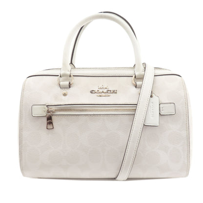 COACH  83607 Handbag Signature 2WAY PVC Ladies