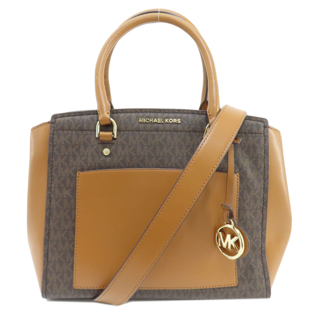 Michael Kors MK Signature 2WAY Tote Bag PVC Ladies [Used]