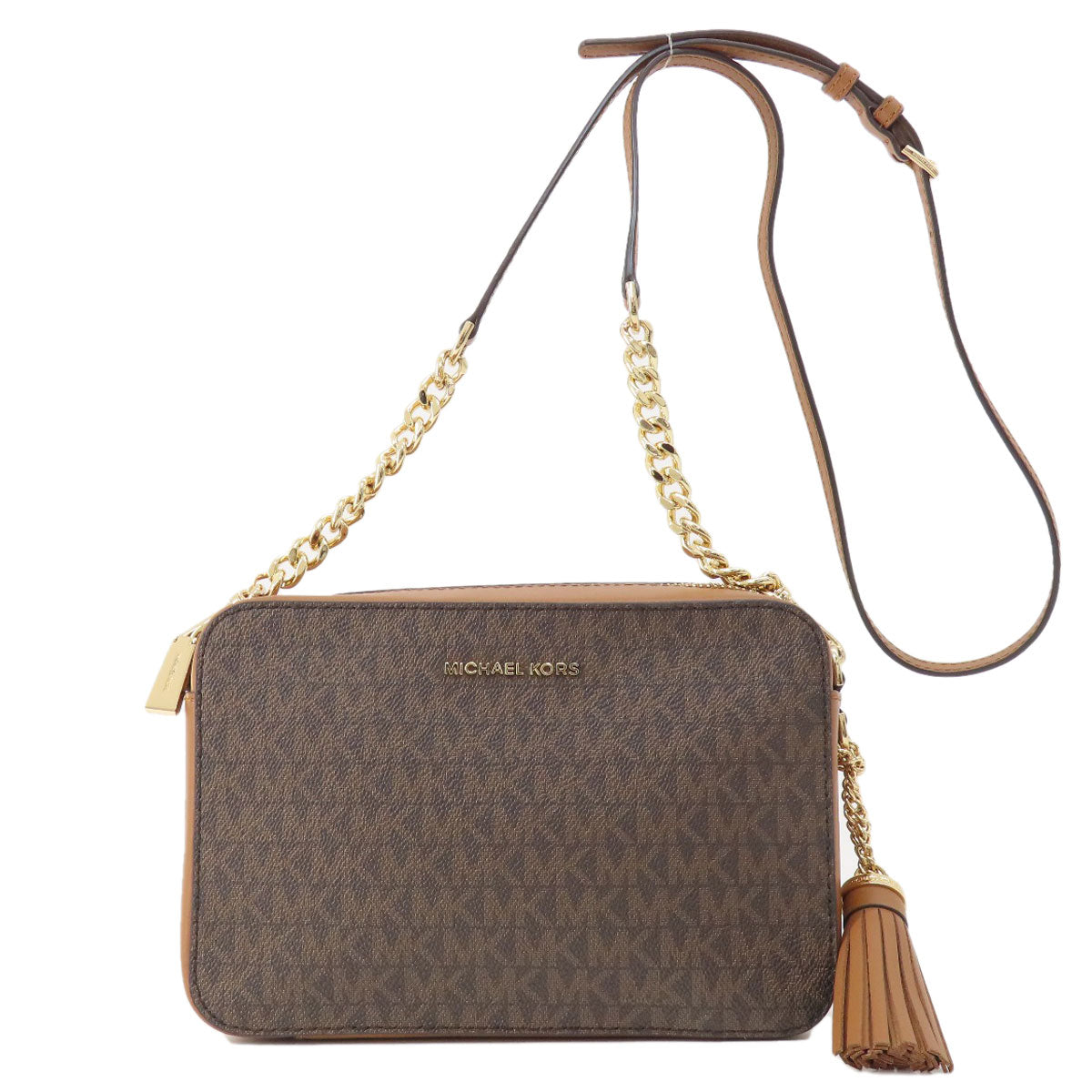 Michael Kors MK signature Shoulder Bag PVC Ladies [Used]