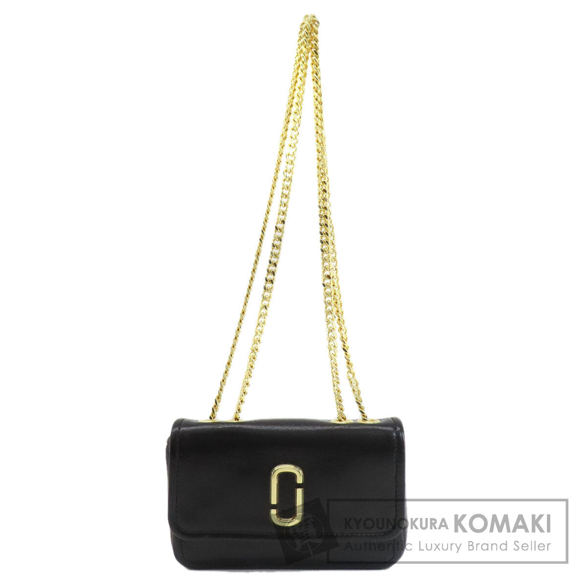 MARC JACOBS Double J Shoulder Bag Leather Ladies [Used]