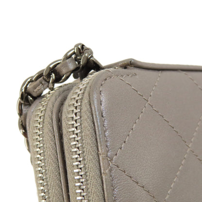 CHANEL   Shoulder Bag Matelasse SilverHardware Calf Ladies