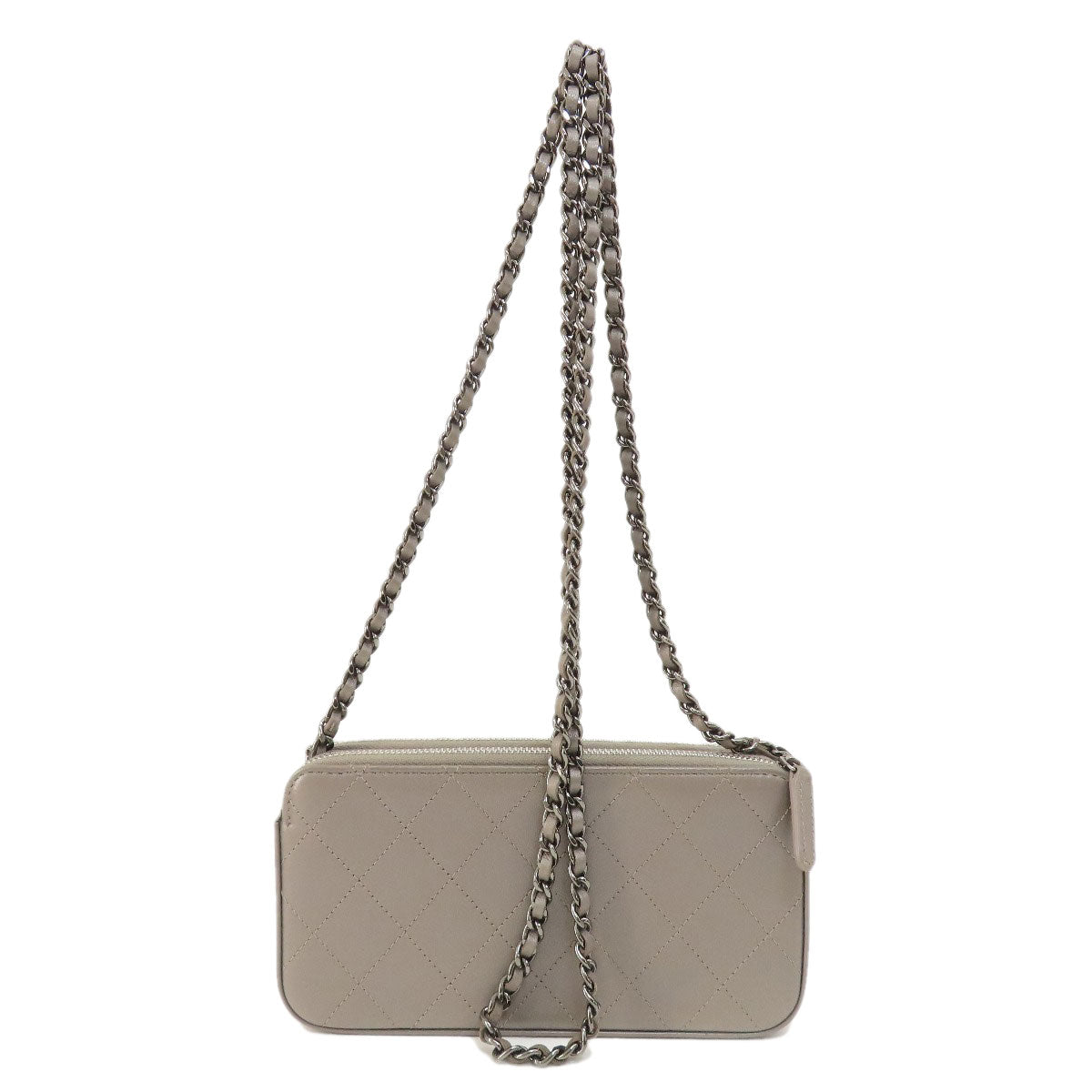 CHANEL   Shoulder Bag Matelasse SilverHardware Calf Ladies