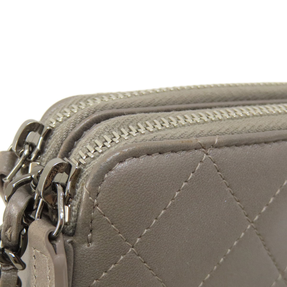 CHANEL   Shoulder Bag Matelasse SilverHardware Calf Ladies