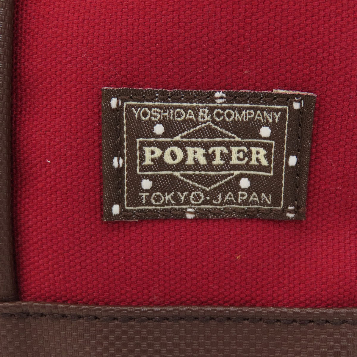 PORTER   Tote Bag logo Canvas Ladies