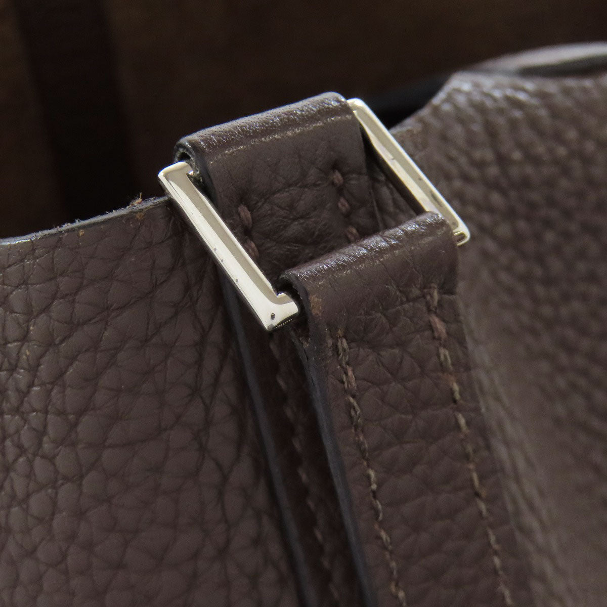 HERMES   Picotin Lock PM SilverHardware Handbag  Taurillon Clemence Ladies [Used]