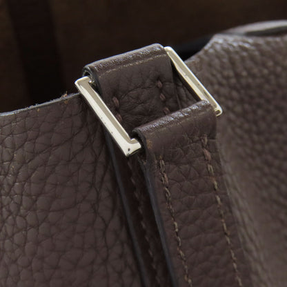 HERMES   Picotin Lock PM SilverHardware Handbag  Taurillon Clemence Ladies [Used]