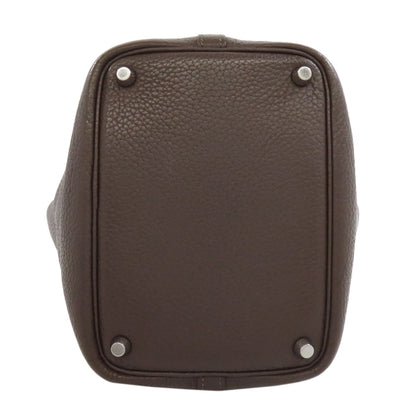 HERMES   Picotin Lock PM SilverHardware Handbag  Taurillon Clemence Ladies [Used]