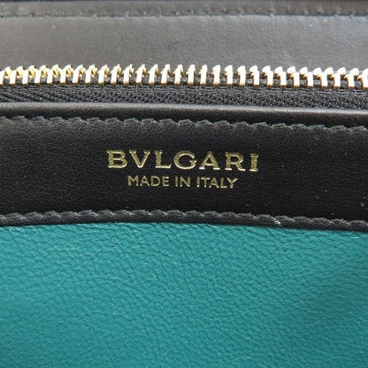 BVLGARI   Long wallet (with coin pocket) BVLGARI BVLGARI Zip Around Leather Ladies