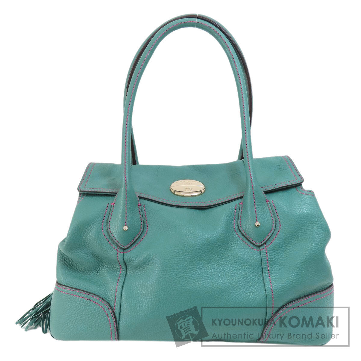 LANCEL   Tote Bag logo Leather Ladies