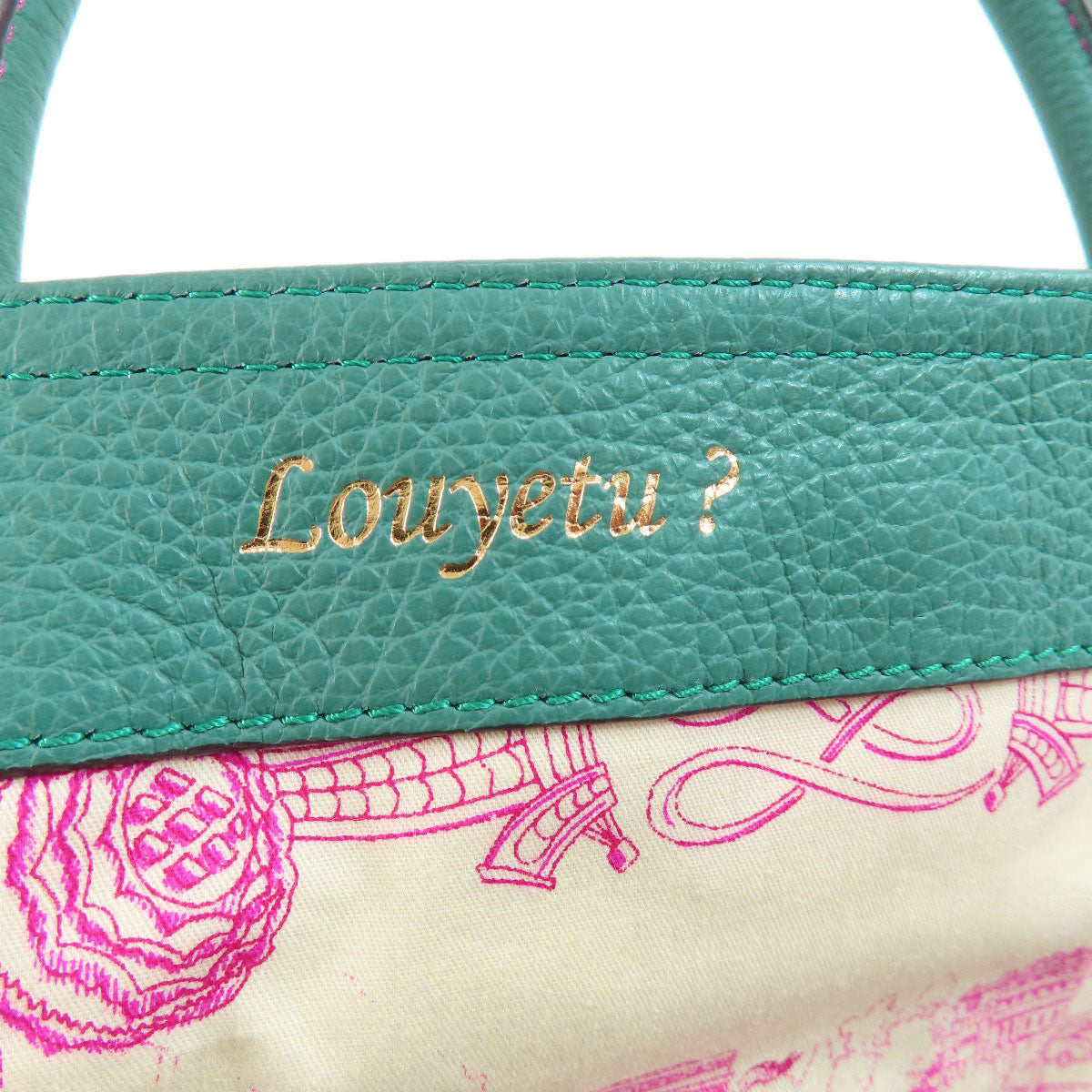 LANCEL   Tote Bag logo Leather Ladies