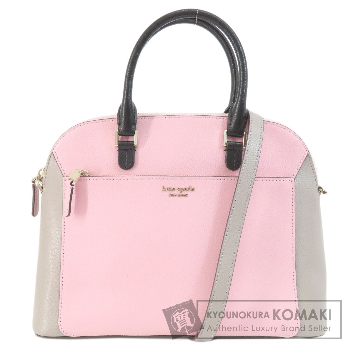 kate spade Logo Hardware 2WAY Tote Bag PVC Ladies [Used]
