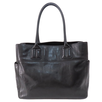 HIROFU   Tote Bag logo Leather Ladies