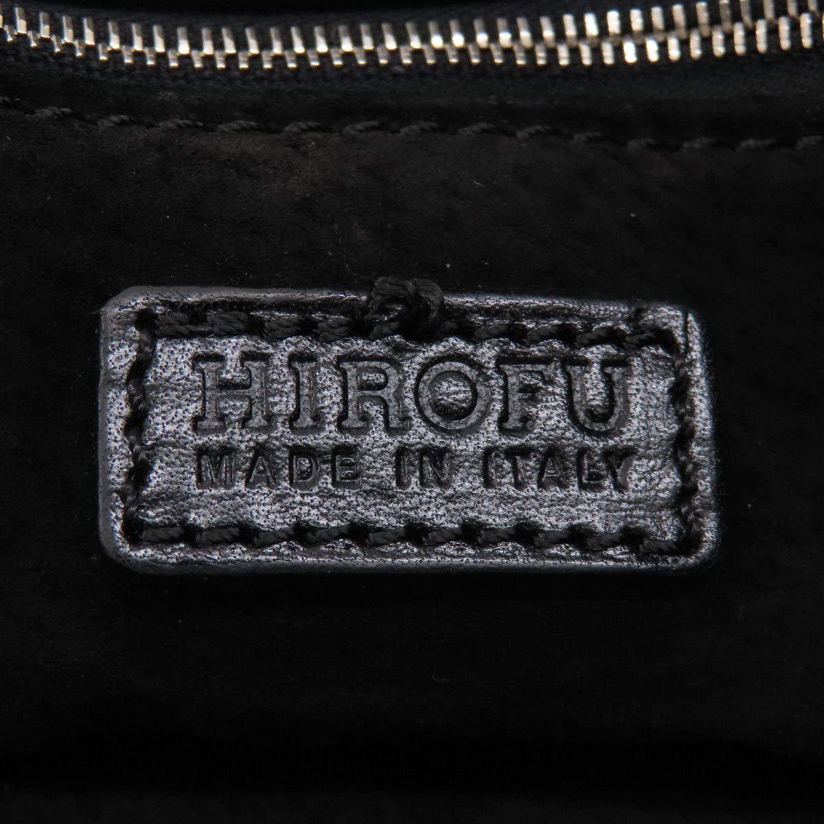 HIROFU   Tote Bag logo Leather Ladies