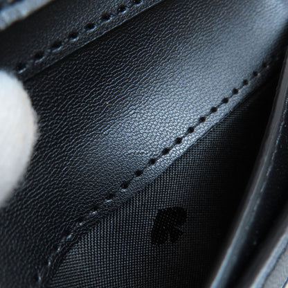 kate spade Logo Hardware Bifold Wallet with Coin Pocket PVC Ladies [Used]