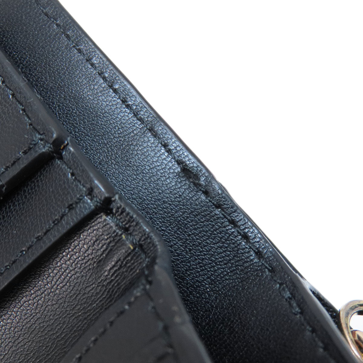 kate spade Logo Hardware Bifold Wallet with Coin Pocket PVC Ladies [Used]