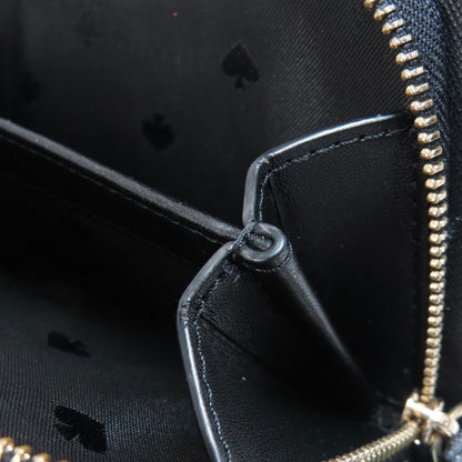 kate spade Logo Hardware Bifold Wallet with Coin Pocket PVC Ladies [Used]