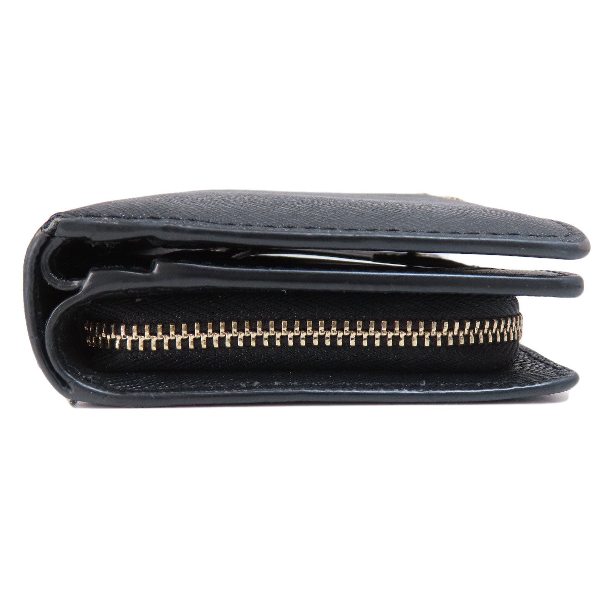 kate spade Logo Hardware Bifold Wallet with Coin Pocket PVC Ladies [Used]