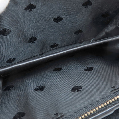 kate spade Logo Hardware Bifold Wallet with Coin Pocket PVC Ladies [Used]